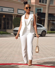 Load image into Gallery viewer, 2 Two Piece Set Women Tracksuit Summer  Sportwear Sexy Elegant Vest Top + Pants Suits Office Outfits Matching Sets 2021
