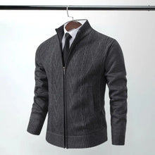 Load image into Gallery viewer, 2023 autumn and winter new cashmere padded warm casual men&#39;s knitted sweater coat
