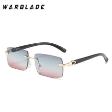 Load image into Gallery viewer, 2021 New Punk Rimless Rectangle Sunglasses Men Women Vintage Shades Driving Sun Glass Frameless Gradient Fashion Eyewear
